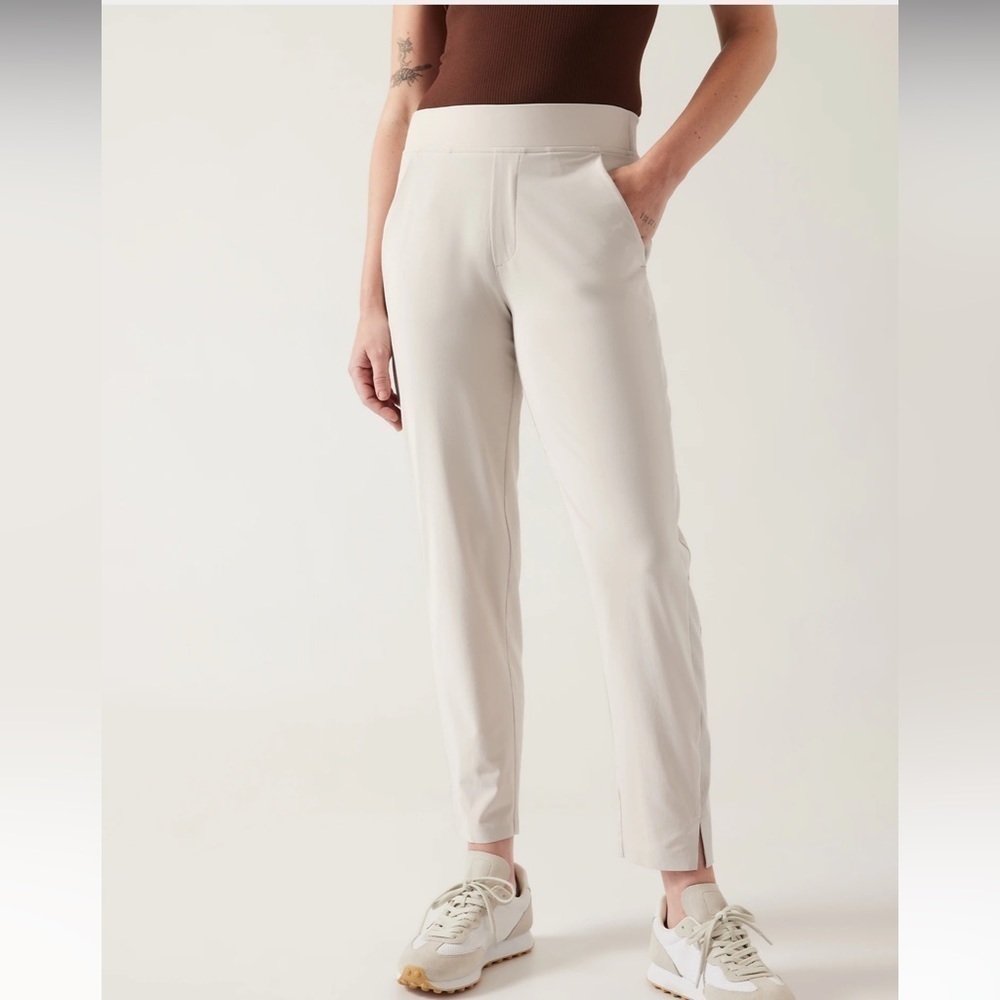 Athleta Brooklyn Ankle Pant in Abalone Grey